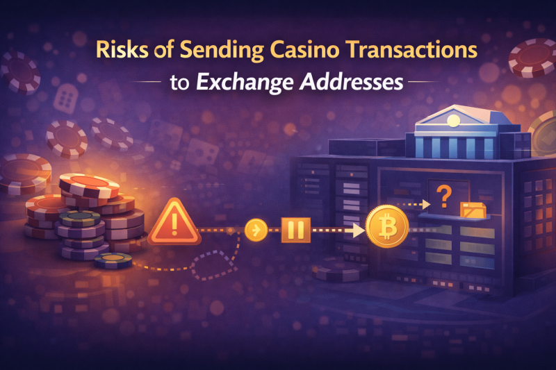 Risks of Sending Casino Transactions to Exchange Addresses