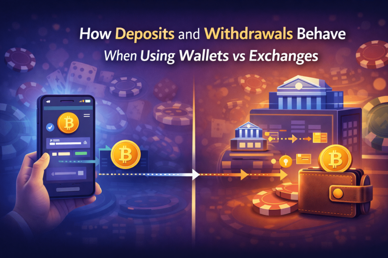 How Deposits and Withdrawals Behave When Using Wallets vs Exchanges